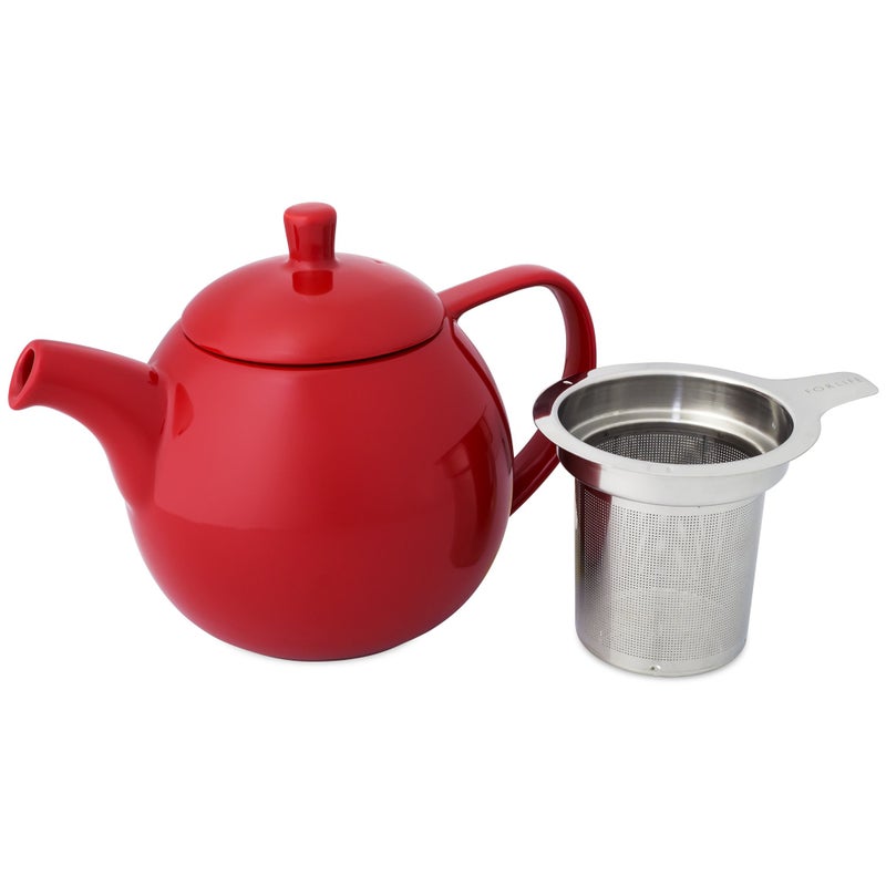 FORLIFE Curve Teapot with Infuser, 24-Ounce, Red - Image 2